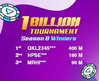 1 Billion Tournament Season 8 Winners